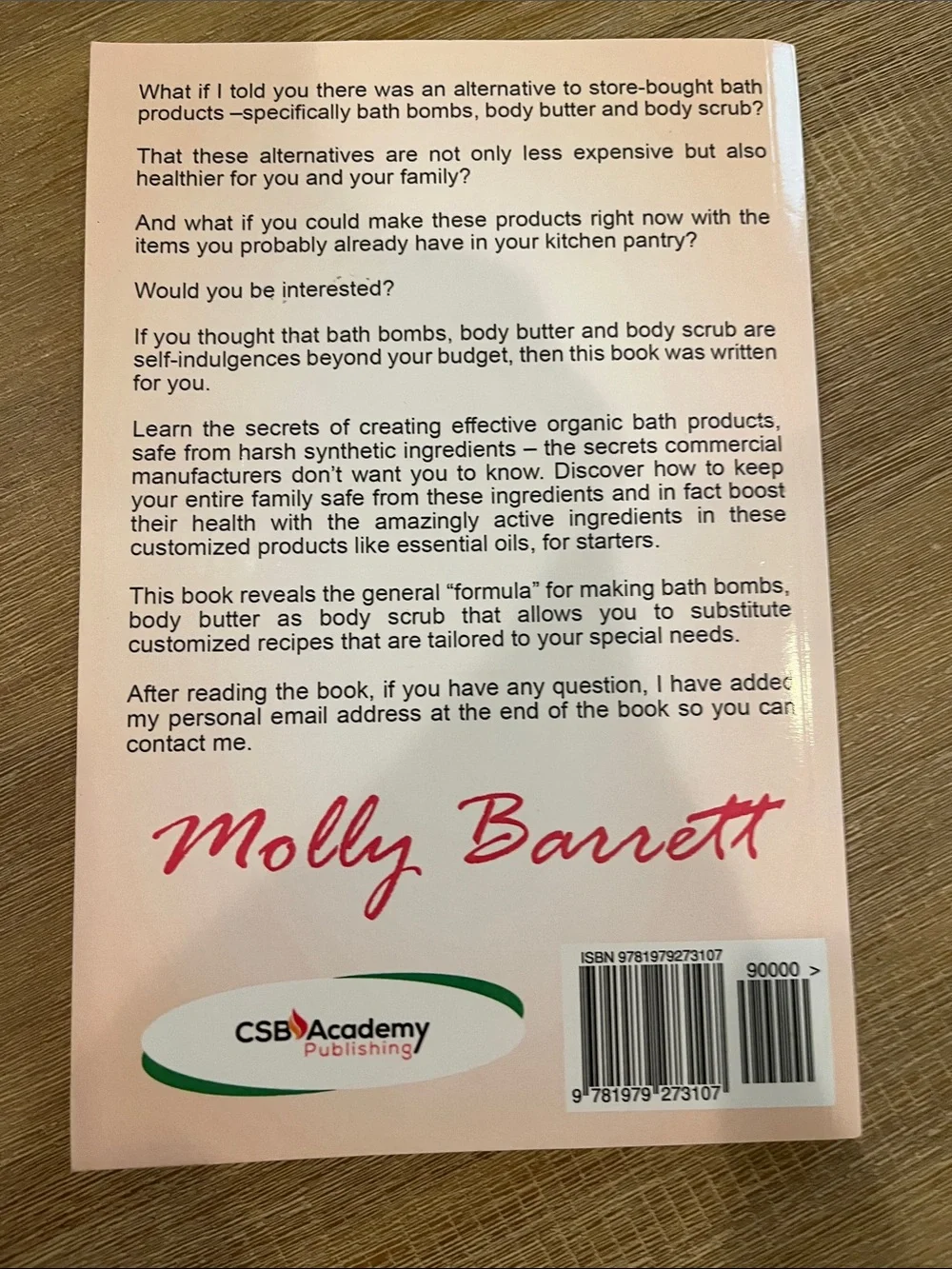 Organic Bath & Body Book